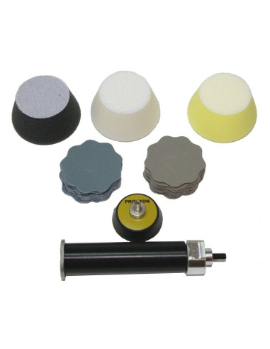 Set profesional pentru slefuire si lustruire, Proxxon 29070