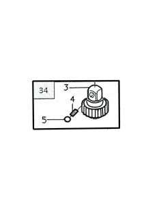 Proxxon 23345.34, Piesa de schimb. Patrat antrenare