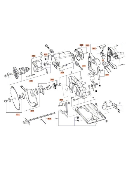 SKIL 2610Z08350-Piesa de schimb, flansa de prindere