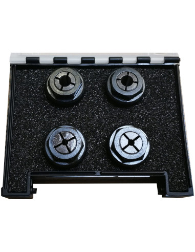 Set 4 bucsi elastice, 3, 6, 1/8", 1/4" AMB (kress) cu piulite