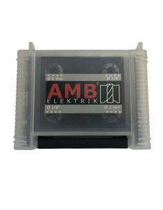 Set 4 bucsi elastice, 3, 6, 1/8", 1/4" AMB (kress) plus o piulita