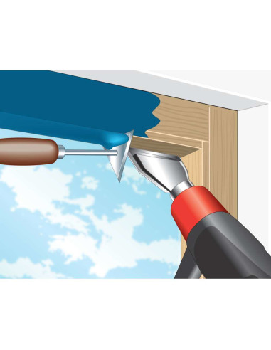 SKIL 2610Z06111, duza de protectie a sticlei SE2 pentru pistoalelele cu aer cald, latime 78mm