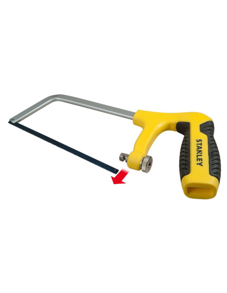 Stanley 1-15-317, Fierastrau de mana cu maner tip pistol, lama din otel, lungime lama 150mm, grosime lama 0.6mm