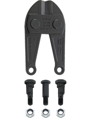 Cap de taiere 760 mm cu suruburi de fixare pentru clestele 430015
