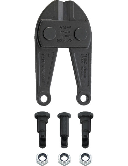 Cap de taiere 760 mm cu suruburi de fixare pentru clestele 430015