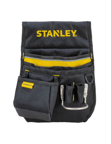 Stanley 1-96-181, suport textil pentru curea, 4 buzunare pentru scule + bucla din metal pentru ciocan