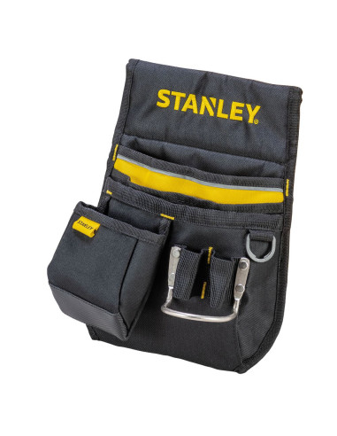 Stanley 1-96-181, suport textil pentru curea, 4 buzunare pentru scule + bucla din metal pentru ciocan