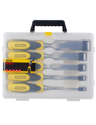 Stanley 2-16-885, set de 5 dalti dynagrip pentru lemn, 6/12/18/25/32 mm