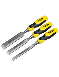 Stanley 2-16-883, set de 3 dalti dynagrip pentru lemn, 12/18/25 mm