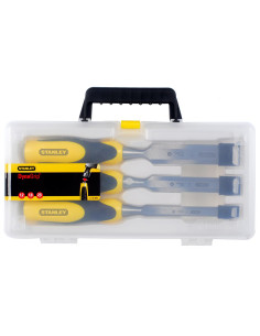 Stanley 2-16-883, set de 3 dalti dynagrip pentru lemn, 12/18/25 mm 2