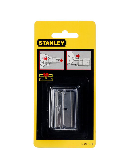 Stanley 0-28-510, Set de 10 lame pentru razuitoarea profesionala pentru sticla