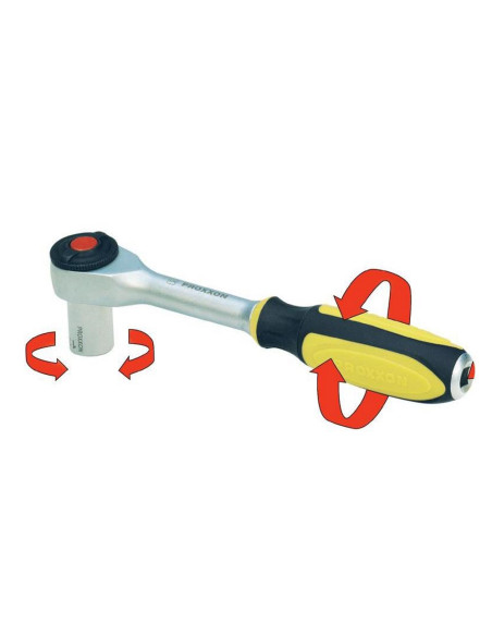 Proxxon 23084, Antrenor cu clichet special si maner rotativ, patrat 1/2, 52 de dinti