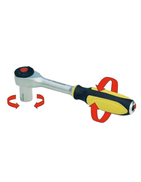 Proxxon 23083, Antrenor cu clichet special si maner rotativ, patrat 3/8, 52 de dinti