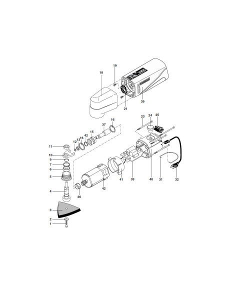 Proxxon, 28520.33-Piesa de schimb,placa electronica