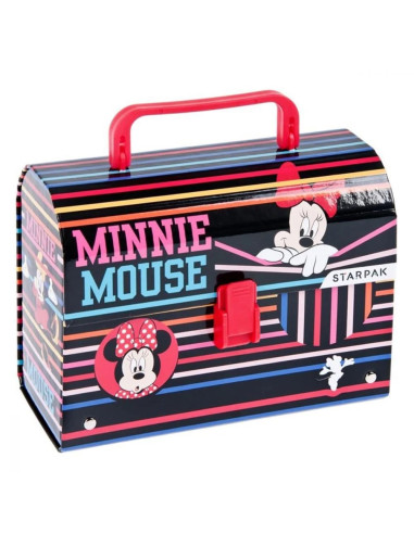 Geanta cu Maner pentru Mancare, Multicolor, Minnie Mouse, 20 x 14.5 x 8 &8211 0 cm