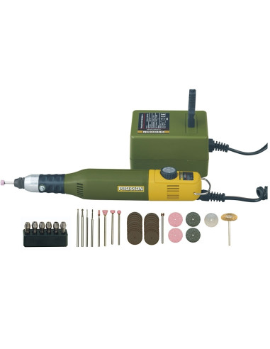 Proxxon 28515, Set pentru gravat-gaurit-frezat MICROMOT 60/E, 5000-20000 rpm, 40W, + geanta si accesorii