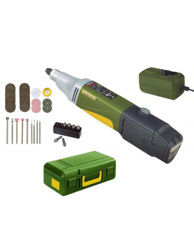 Proxxon 29800, Masina pentru gaurit-frezat IBS/A, 7000-23000 rpm, + 1xAcuu, incarcator, geanta si accesorii