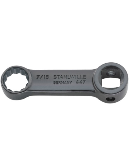 Adaptor cap inelar cheie dinamometrica, Stahlwille 447A 1/2, prindere 3/8", deschiderea cheii 1/2"