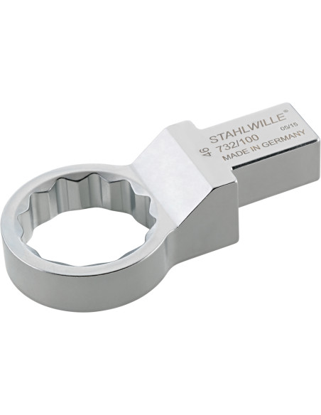 Cap inelar cheie dinamometrica, Stahlwille 732A/10 7/8, prindere 9x12 mm, deschiderea cheii 7/8"