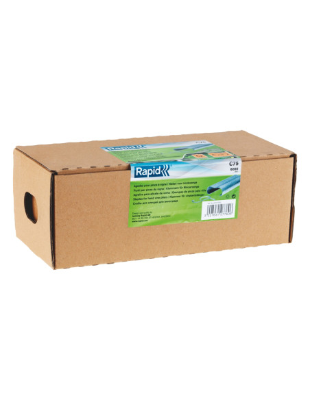 Rapid 40107760, set de 6000 inele pentru gard din aluminiu, C75, diametru 6-18 mm