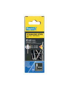 Rapid 5000394, set nituri din otel inoxidabil, inclusiv burghiu, 50 buc, 6-9mm, Ø4.0 x 12mm 2