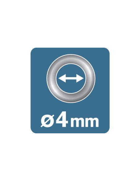 Rapid 5000409, set 100 capse, finisare mixata (alama, cupru, cromata), 4mm