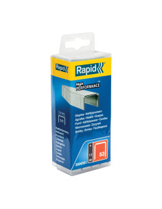 Rapid 40303086 set de 5000 de capse din sarma fina galvanizata No. 53, 12 mm