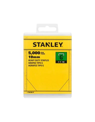 Stanley 1-TRA706-5T, capse pentru aplicatii profesionale, 10mm, 5000 buc tip G 4/11/140, blister
