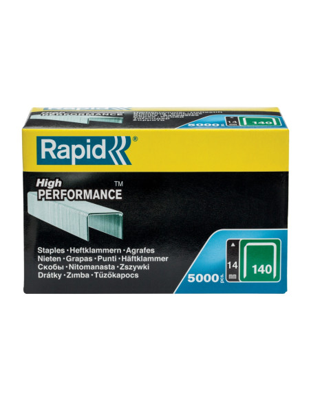 Rapid 11915611, set de 5000 de capse din sarma plata No. 140, 14 mm