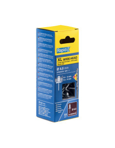 Rapid 5000661, set nituri XL din aluminiu, inclusiv burghiu, 50 buc, 6-9mm, Ø4.0 x 12mm 2