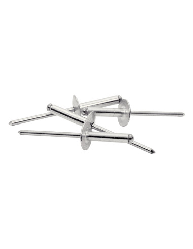 Rapid 5000661, set nituri XL din aluminiu, inclusiv burghiu, 50 buc, 6-9mm, Ø4.0 x 12mm