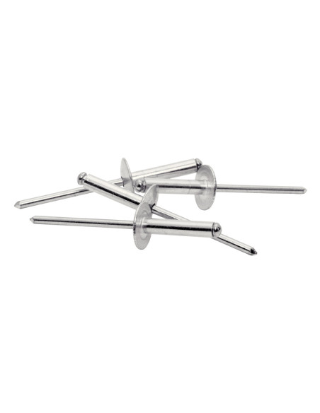 Rapid 5000661, set nituri XL din aluminiu, inclusiv burghiu, 50 buc, 6-9mm, Ø4.0 x 12mm