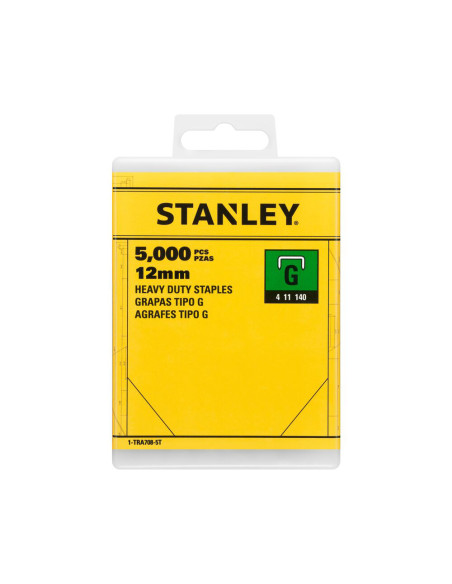 Stanley 1-TRA708-5T, capse pentru aplicatii profesionale, 12mm, 5000 buc tip G 4/11/140, blister