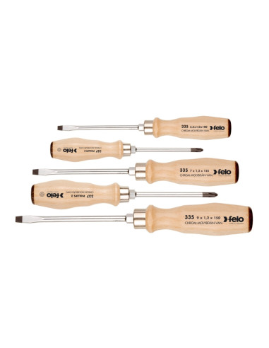 Set surubelnite 330 Traditional, Drepte si PH, Felo, 5 piese
