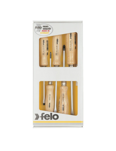 Set surubelnite 330 Traditional, Drepte si PH, Felo, 5 piese
