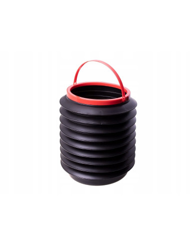 Cos de Gunoi Pliabil pentru Autoturisme, Plastic, 4L, 24 x 18 cm, Negru