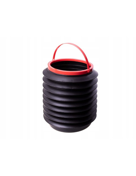 Cos de Gunoi Pliabil pentru Autoturisme, Plastic, 4L, 24 x 18 cm, Negru