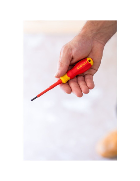 Stanley STHT60032-0, Set 10 surubelnite subtiri VDE, tip PZ, PH drepte si tester de tensiune