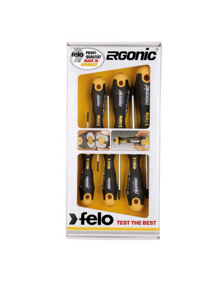 Set surubelnite Torx, Felo Ergonic, 6 piese