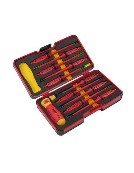 Trusa de surubelnite izolate VDE, Felo E-SMART, XL-Strongbox, 12 piese