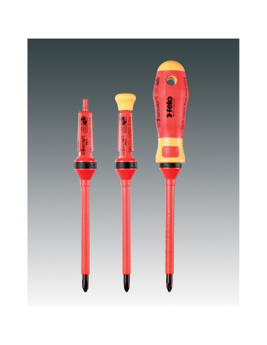 Trusa de surubelnite izolate VDE, Felo E-SMART, XL-Strongbox, 12 piese