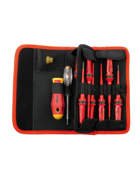Trusa de surubelnite izolate VDE, Felo E-SMART, 12 piese