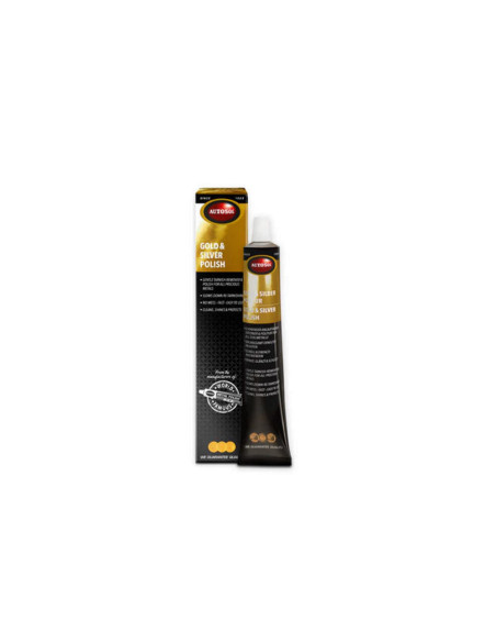 Autosol Gold And Silver Polish, Pasta de polisat pentru aur, argint si alte metale pretioase, 75ml