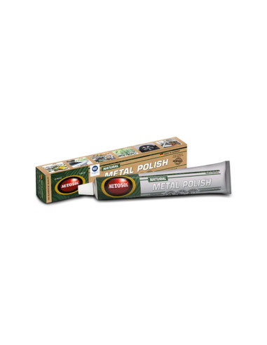 Autosol Natural Metal Polish, Pasta de polisat pentru toate suprafetele metalice, fara chimicale agresive, 75ml