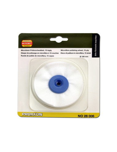 Disc de slefuit din microfibra, 15 straturi x100mm, Proxxon 28006