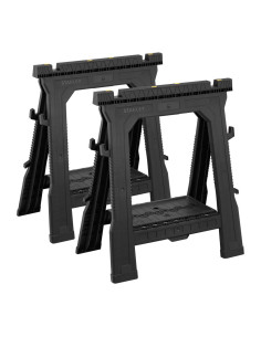 Stanley STST1-70713, Pereche capre pliabile pentru taiat lemne, capacitate maxima 450kg