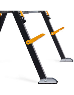 Set doua mese de santier cu picioare pivotante ToughBuilt TB-C700-2, 100% otel, max 1200 kg, 101.2cm 2