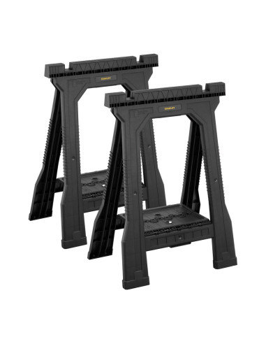 Stanley STST1-70355, Pereche capre pliabile pentru taiat lemne, capacitate maxima 362kg