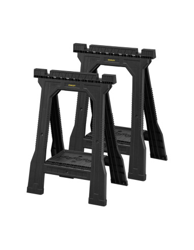 Stanley STST1-70355, Pereche capre pliabile pentru taiat lemne, capacitate maxima 362kg