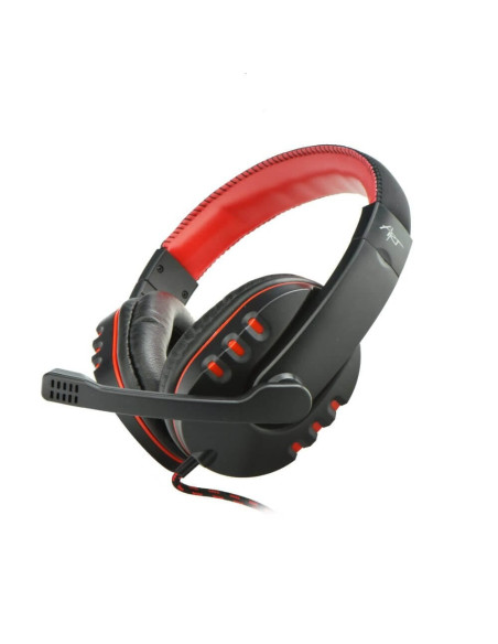 Casti Gaming Nemezis, Premium, Microfon inclus, Reglaj pe Fir, Negru/Rosu